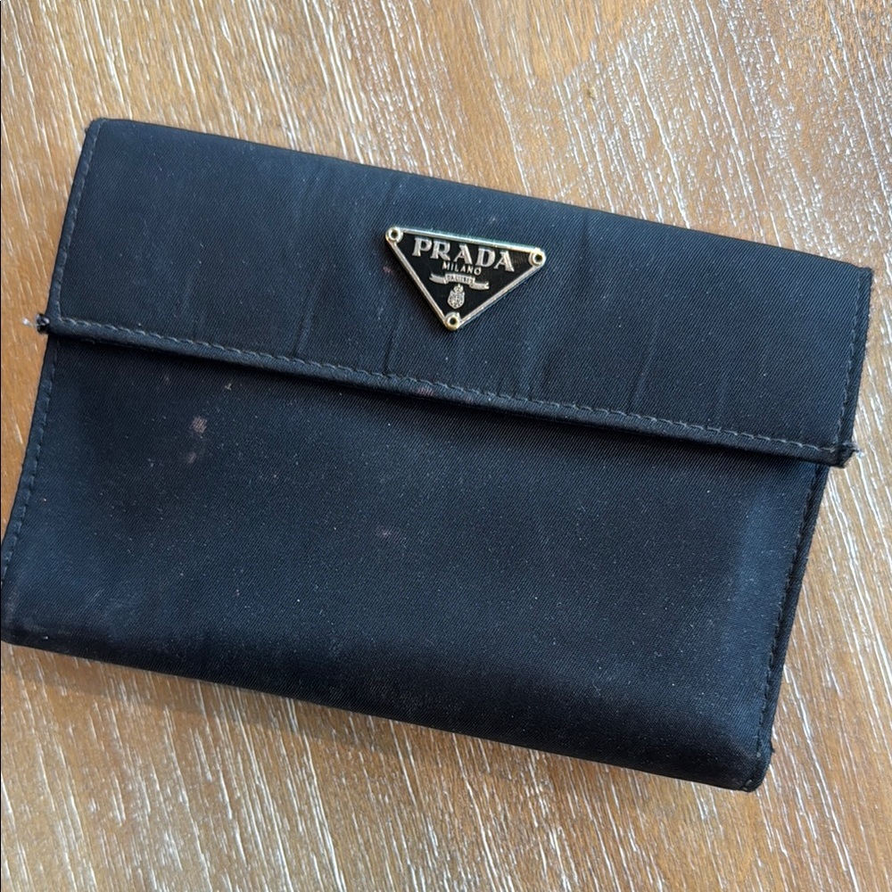 authentic vintage Prada Black Wallet